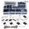 Preciva Dupont Crimping Tool AWG26-18, Dupont Ratchet Crimping with 1550PCS Dupont Male / Female Pin Connectors 0.1-1.0mm² and 460PCS JST Connect