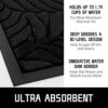 Yimobra Door Mats Outdoor, Heavy Duty Non Slip Outdoor Welcome Mats for Front Door, Easy Clean Outside Doormats for Outdoor Entrance Home Entry M