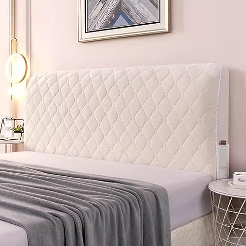 RTYHN Bed Headboard Cover, Slipcover Upholstered Headboard, Thickening Stretchy Protection Dust Cover for Double Bed/Small Double Headboard Prote