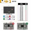 RICOO TV Wall Bracket Mount tilt and flat approx 23-42 Inch LED LCD OLED Screens N2122 Universal for VESA 50x50-200x200 Black