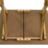 Home Vida Folding Wooden TV Dinner Laptop Snack Table, Natural