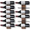 FreshDecor Wine Rack Wall Mounted (Brown)