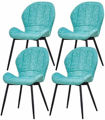 dining chair Kitchen Dining Room Furniture Chairs Dining Chairs Set Of 4,Vintage Kitchen Counter Chairs Living Room Corner Chairs PU Leather Seat