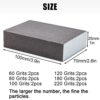 12pcs Sanding Blocks, Sanding Sponges-6 Different Specifications for Softwood, Paint on wood, Metal, Wall Polishing, Accessories Hand Sanding