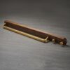 Bathroom Towel Holder Wood Towel Bar With Metal Rod Wall Mounted Towel Rack Multifunctional Bathroom Accessory No Bathroom Towel Holder
