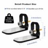 Alyphyly Universal Sound Bar Mounts Wall Mount Kit Soundbar Mounting Bracket for Soundbar Wall Mount Brackets with Hardware Kit