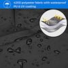 YMWVH Egg Chair Cover Waterproof Hanging Chair Cover Heavy Duty, Outdoor Anti-dust Garden Swing Chair Covers with Zipper Drawsting for Veranda Ga