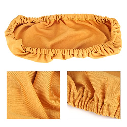 Fdit Armrest Covers,1 Pair Chair Armrest Covers Removable Elastic Protector Office Armchair Cover (Gold)