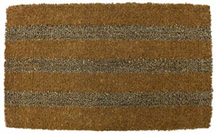Large Entrance Door Mat for Outdoor Use | Heavy Duty Coir with Non Slip Latex Backing (45cmx75cm) | Durable Outdoor Welcome Door Mat | Front Door