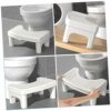 Healvian stools toilet stool foot stool shower stool poop stool bathroom stool bath stool small stool footstool for toilet household non-slip sto