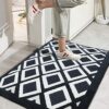 TOMEX Door Mat Indoor Outdoor Doormat, 2023 Upgraded Non-Slip Floor Mat, Welcome Mat for Home, Garden, Garage（24” x 36” /60 x 90cm, Pike Style）