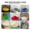 Gettop Egg Chair Cushion | Thicken Round Hanging Hammock Chair Cushion | Washable Chair Cushions Only | Outdoor Cushion Replacement for Hanging E