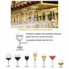 Stylish Simplicity Industrial Vintage Stylish Simplicity Wine Glass Holder Metal Iron Wine Bottle Holder Glass Wine Glass Goblet Stand Floating W