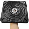 2Pack 10Inch Bar Stool Swivel Plate Heavy Duty, Chair Swivel Base with Solid Ring of Ball Bearings, 600lbs Capacity Replacement Swivel Seat Parts