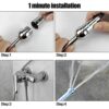 Shower Douche Nozzle Shower Cleaning System Bathing Shower Head Attachments Set with 3 Holes Both for Men and Women 1 Shower Heads + Velvet Carry
