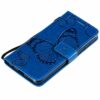 Thoankj Samsung Galaxy A40 2019 Case, PU Leather Flip Notebook Wallet Case Butterfly Embossed with Kickstand Credit Card Slot Holder TPU Bumper F
