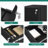 YITAHOME Fully Assembled 3-Drawers Rolling File Cabinet - Lockable Drawers, Home Office Mobile Filing Cabinet with Wheel, Under Desk File Cabinet