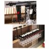 Stylish Simplicity Industrial Wine Glass Stylish Simplicity Frame Retro Iron Inverted High Glass Cup Holder Kitchen or Office Tableware Bottle Ho