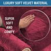 Luxury Velvet Plush Large Width Recliner Chair Cover with Elastic Straps Three Pockets, Pet Dog Couch Covers for Armchair Seat Width Up to 28", L