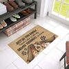 Agriism Door Mat Indoor Entrance Porch Welcome Funny Non Slip Rugs To Knock Aand Get The German Shepherds Involved Doormat Home Decor Home Decor