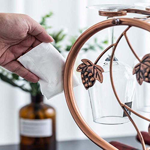 OUSIKA Wine Racks,Wine Bottle Rackļ¼Geometric Metal Wine Holder Free Standing Iron Art Wine Glass Racks for Bar Cabinet Pantry Kitchen Display Rac