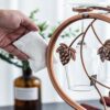 EYLINK Wine Racks,Wine Bottle Rack，Geometric Metal Wine Holder Free Standing Iron Art Wine Glass Racks for Bar Cabinet Pantry Kitchen Display Rac