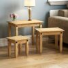 Amazon Brand - Movian Corona Nest Of End Table, Rectangular, Pine Wood, 28.5D x 60W x 50H centimetres, Solid