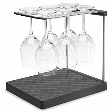 Kohler K-8628-CHR Wine Glass Drainer Charcoal