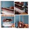 Inverted Wine Rack Simple Style Retro Wrought Iron Metal Multi-Function Living Room Display Wine Rack Ceiling Wine Rack - Restaurant Kitchen Bar