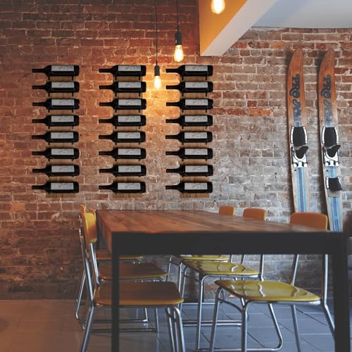 Wine Rack Wall Mounted | Wine Storage Racks for 8 Bottles | Wooden Wine Rack for Wall Wine Rack Display | Wall Mount Wine Rack | Wall-Mounted Win