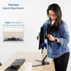 VIVO Quick Attach VESA Adapter Plate Bracket Designed for Dell Monitors S2218, S2318, S2319, S2418, S2419H, S2718, S2719, SE2419H, and More (MOUN