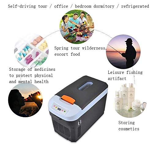 KJHD Dual-core household car refrigerator large capacity cold and warm box fast system mini small portable multi-function car refrigerator