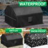 Cover Beer Tent Set 180 x 120 x 75 cm Weatherproof, Heavy Duty 420D Protective Cover Beer Tent Set Beer Table Set Heurig Set Marquee Set Beer Tab