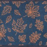 Turtle Mat, 60x85cm Falling Leaves Highly absorbent Indoor barrier mat with Multi-Grip backing