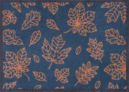Turtle Mat, 60x85cm Falling Leaves Highly absorbent Indoor barrier mat with Multi-Grip backing