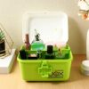 Zerodeko Lock Box for Medication Medicine Lock Box with Handle Locking Storage Box Portable Safe Box Large Storage Box with Lock