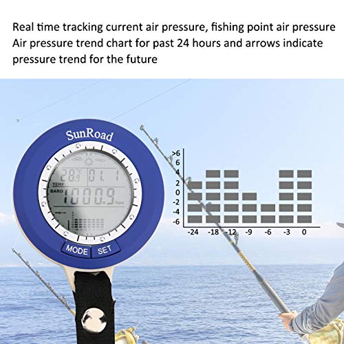 ALREMO HUANGXING - Outdoor Fishing Barometer, Portable Fishing Barometer, Compact Design Convenient to Use for Fishing Outdoors Use Fishing Enthu