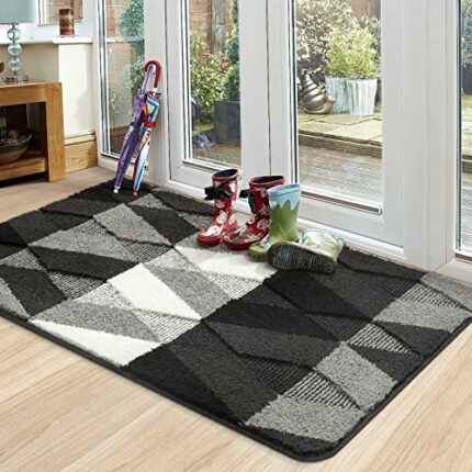 Color G Door Mats Indoor 60 x 90 cm, Non-slip Doormat Absorbent Soft Floor Mat Machine Washable Inside Dirt Trapper for Indoor, Front Back Door,