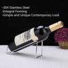 SuproBarware Wine Rack - Stainless Steel Single Wine Bottle Holder Set of 12, Stylish Wine Bottle Organizer Great for Wine Lovers, Countertop Liq