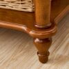 FRDTSG American Solid Wood Side Corner Corner Living Room Sofa Side Cabinet Simple Table Bedside Table Locker Walnut Small Coffee