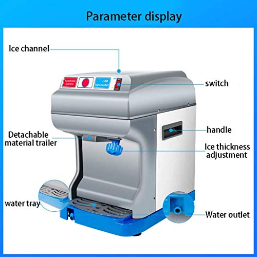 QUIM Portable Ice Maker Countertop with Stainless Steel Compact Ice Cube Makers Camping Home Kitchen Office (Natural)