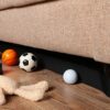 2 Rolls Toy Blocker for Under Couch Adjustable Bumper for Under Furniture Under Bed Blocker for Pets Under Couch Blocker Bed Bumper Stop Things f