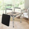 CNAOHGHN Toilet Portable for Elderly People Toilet Stool, Pregnant Women's Bathroom Chair, Bearing Weight 100 kg, Fixed Barrel Chair with Toilet