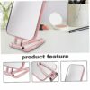 ZHOUBINGBING Mirror Sets Magnifying Makeup Mirror Double Sided Travel Handheld Or Stand Mirror Foldable Makeup Mirrors For Makeup Application Twe
