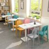 CUJUX Plastic Chair Dining Chairs for Dining Rooms Modern Restaurant Furniture Living Room Bedroom Kitchen Plastic Dining Chair (Color : E)