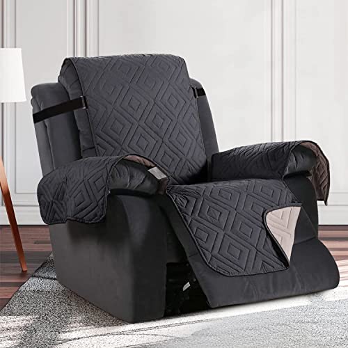 Moonlight Bedding Sofa Cover 3 Seater Reversible Quilted Sofa Covers Adjustable Waterproof Elastic Straps Sofa Covers, Pets & Kids & Sofa Protect