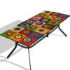 Tablecloth for Folding Table, boho Picnic Table Cover, Waterproof Fitted Table Covers for 6 Foot Tables, Elastic Rim Plastic Table Cover for Picn