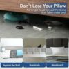 Ariviia Full Size Bed Wedge Pillow for Headboard (54"x10"x7"), Bed Gap Filler (0-8"), Triangle Headboard Pillow for Sleeping Reading Watching TV,