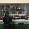 Ceiling Wine Rack, Vintage Bar Floating Shelf, Hanging Bar Glass Rack, Bottle Holder Upside Down Stemware Goblet, Display Stand For Bars Restaura