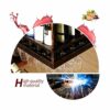 Stylish Simplicity Industrial Vintage Ceiling Stylish Simplicity Wine Rack Simple Creative Display Storage Storage Goblet Rack Adjustable Height